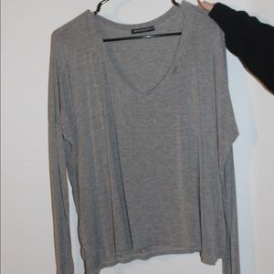 light gray brandy melville long sleeve